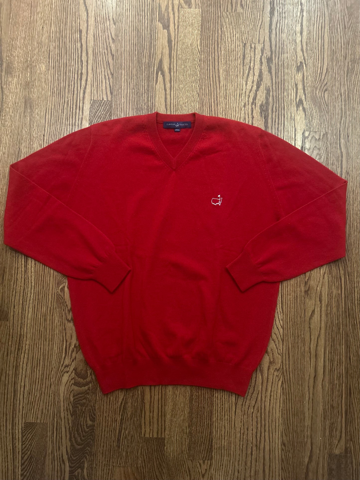 Men’s Medium Masters Clubhouse Collection Cashmere Sweater