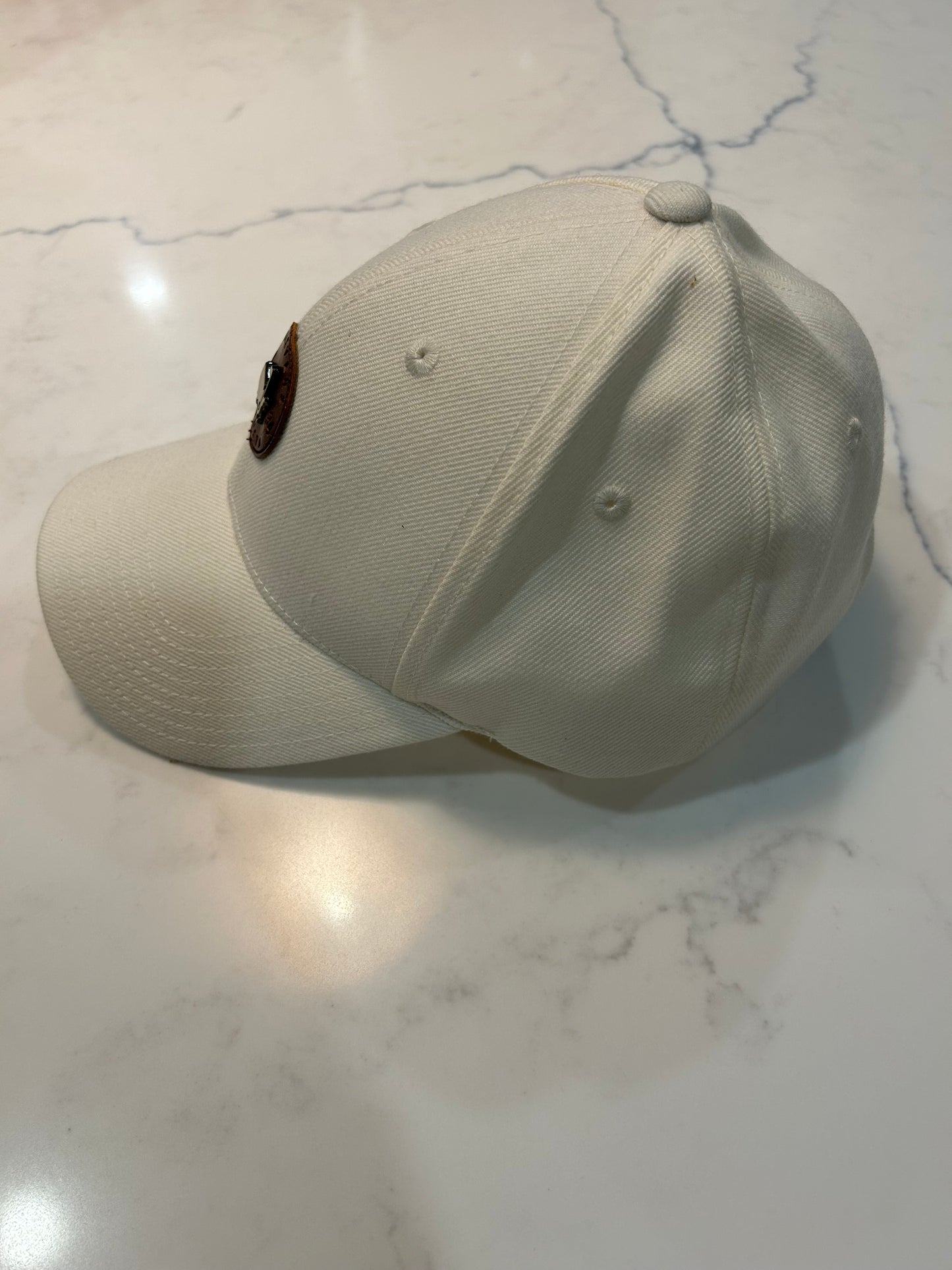 Heavily Worn Masters 1934 Hat Brown Leather Logo (rare)