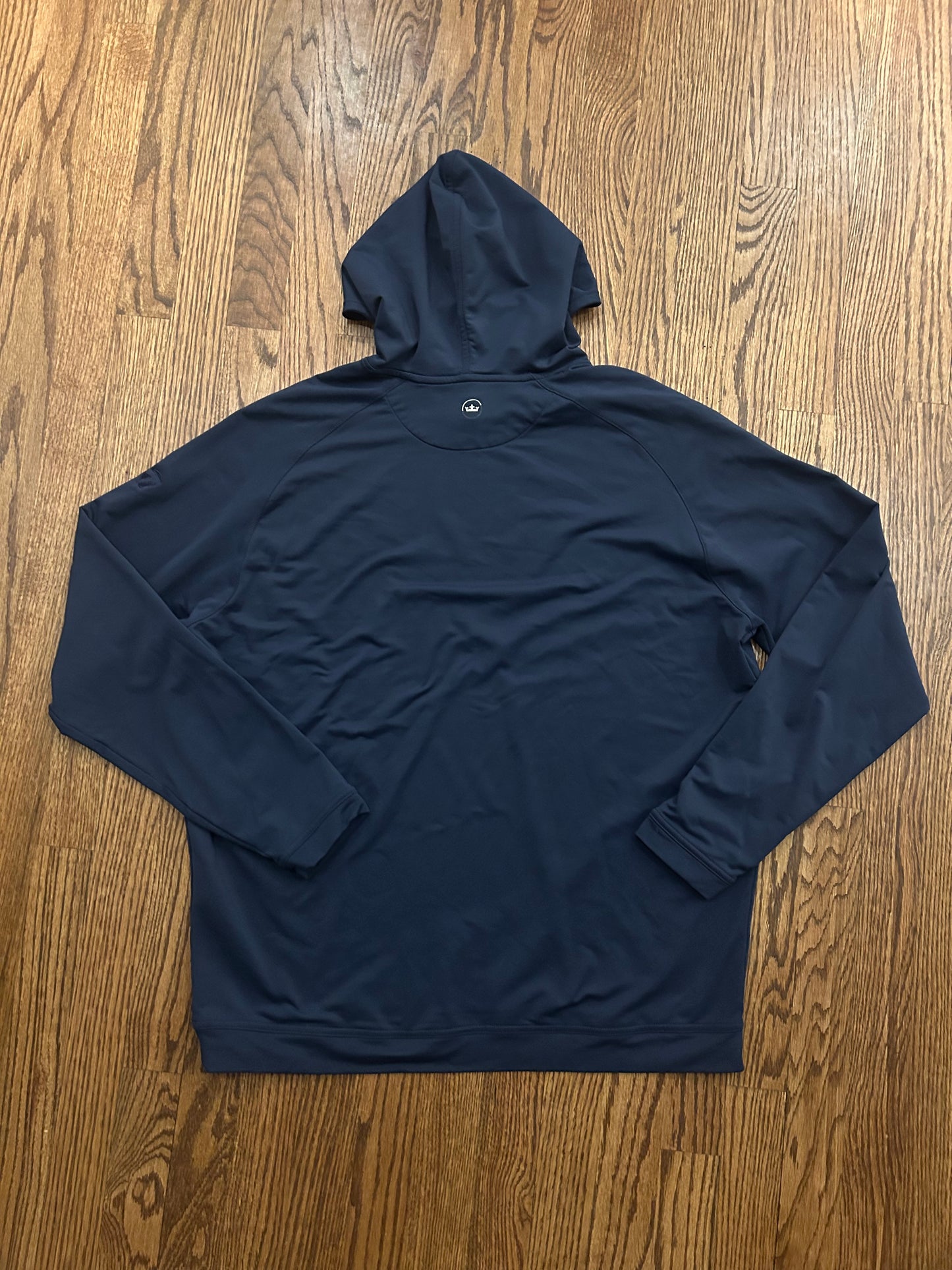 Men’s Large Peter Millar x TaylorMade Performance Golf Hoodie Navy Blue