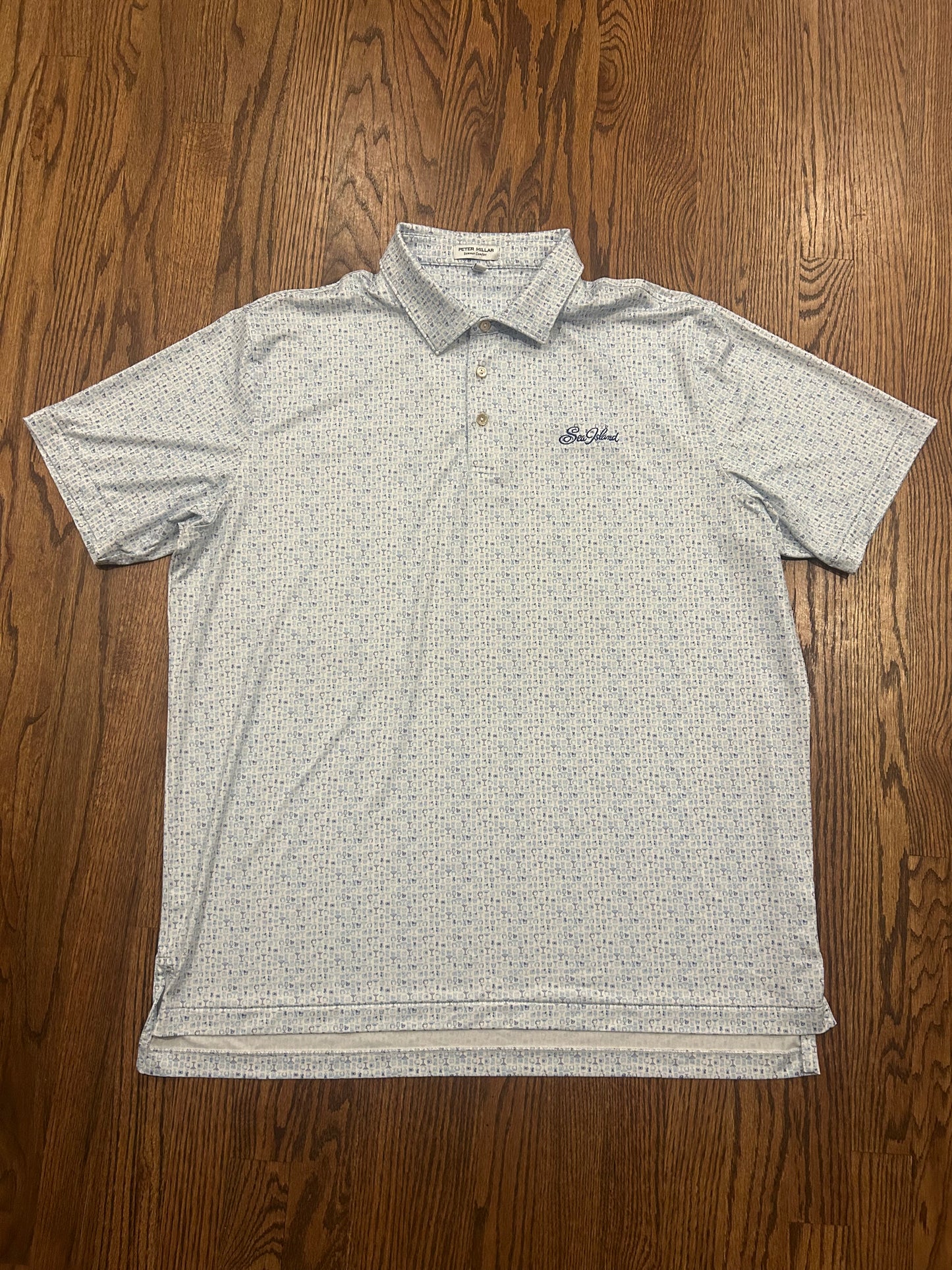 Men’s XL Peter Millar Sea Island St Simons Georgia Performance Golf Polo