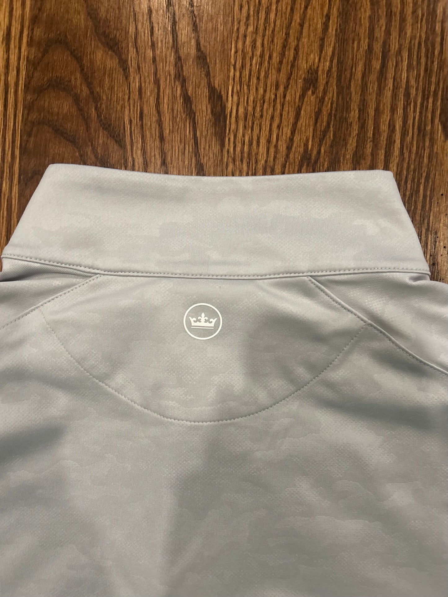 Men’s Small Peter Millar Gray Camo Quarter Zip