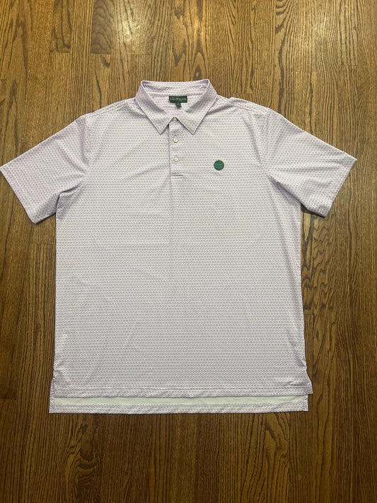 Men’s XL Masters Berckmans Place Purple AOP Golf Polo Augusta National