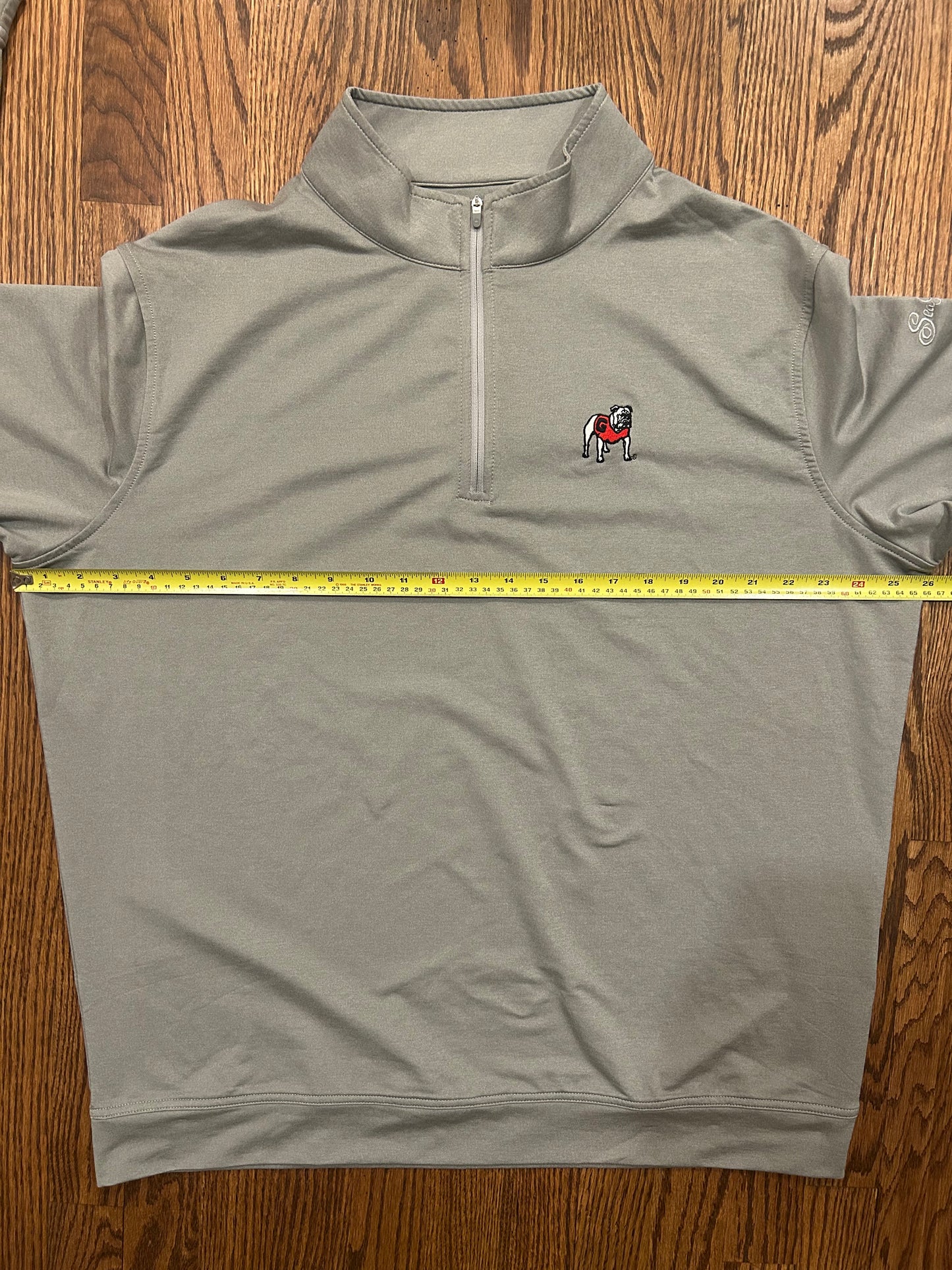 Men’s XL Peter Millar UGA Georgia Bulldogs Sea Island Golf Quarter Zip
