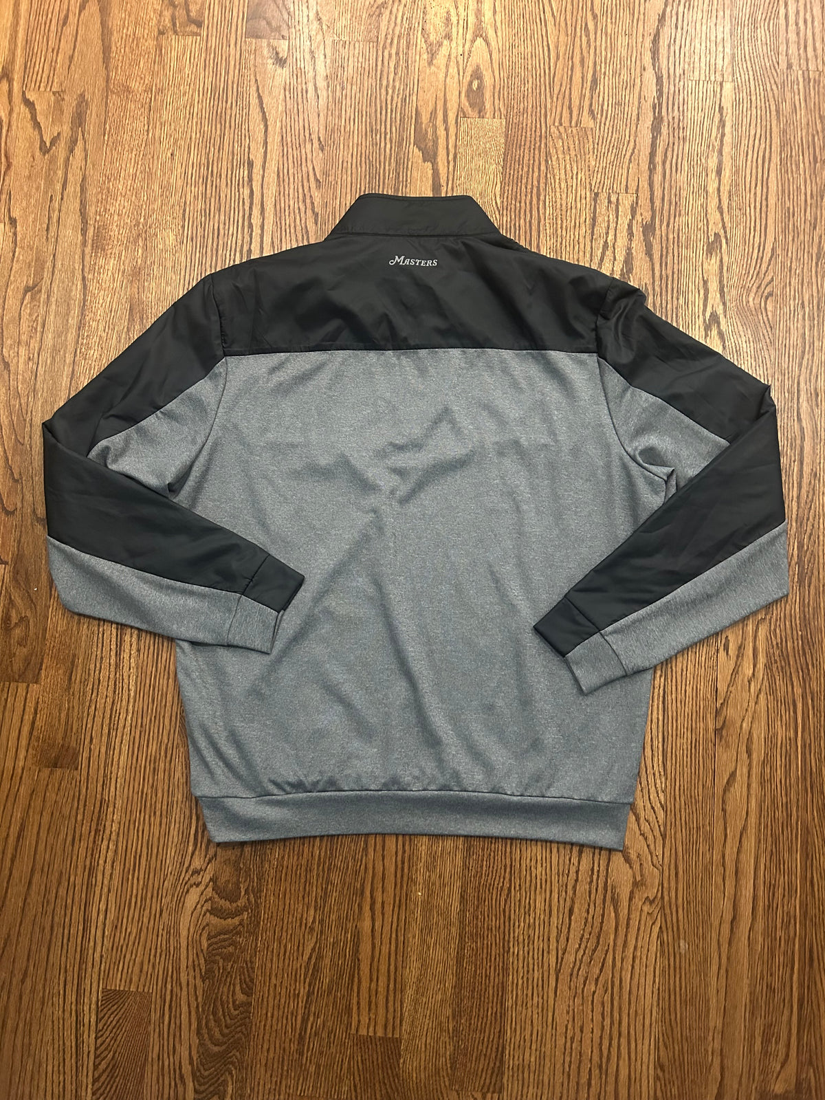 Men’s XL Masters Tech Golf Quarter Zip Rain Resistance Gray Black