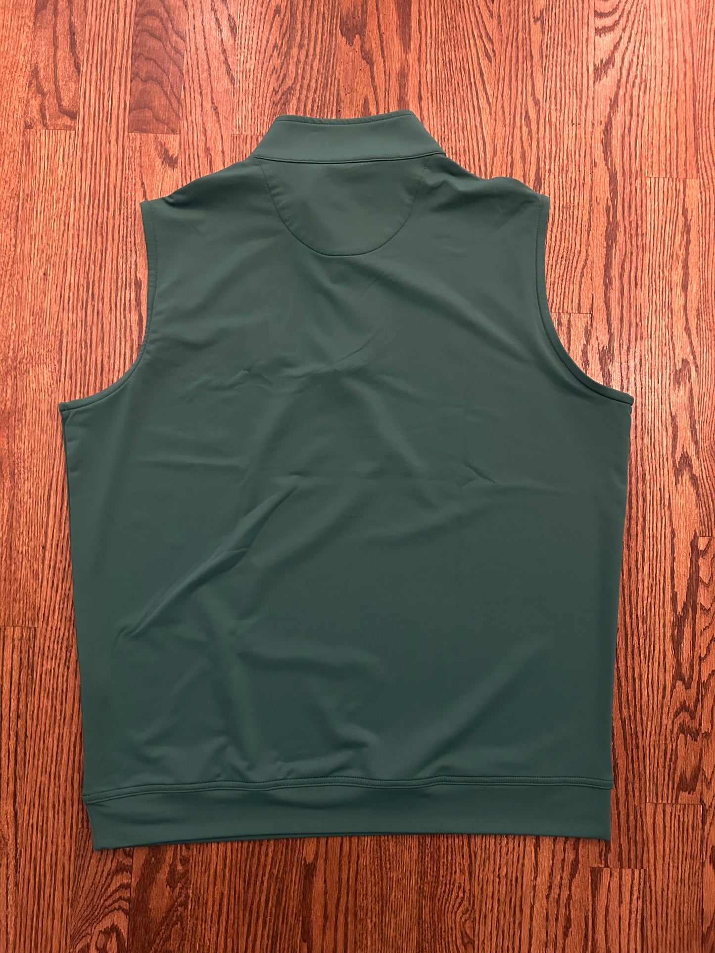 Men’s Large Masters Peter Millar Quarter Zip Vest Performance Golf