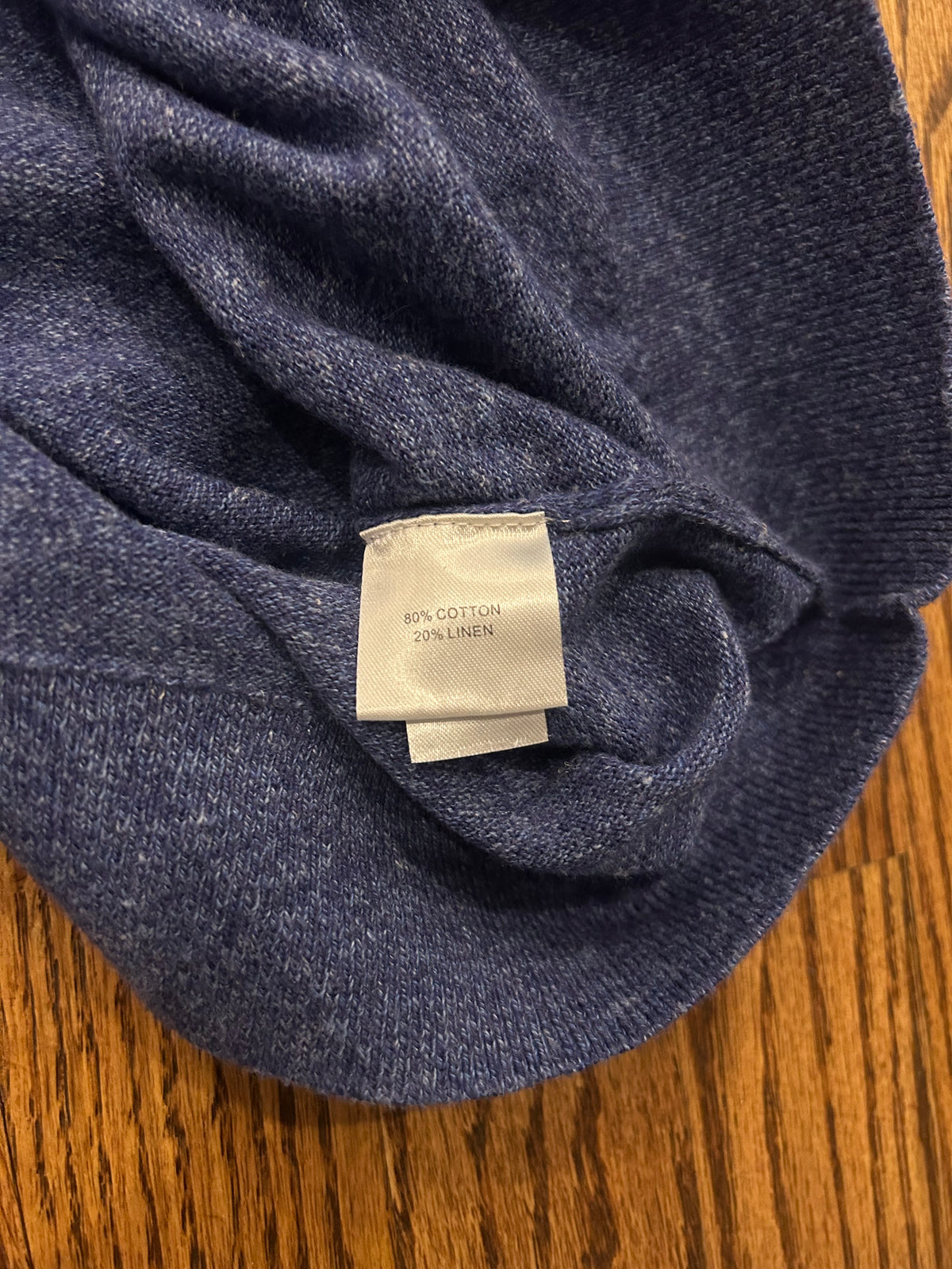 Peter Millar Pebble Beach Men’s XL Blue Golf Hoodie 80/20 Cotton Linen