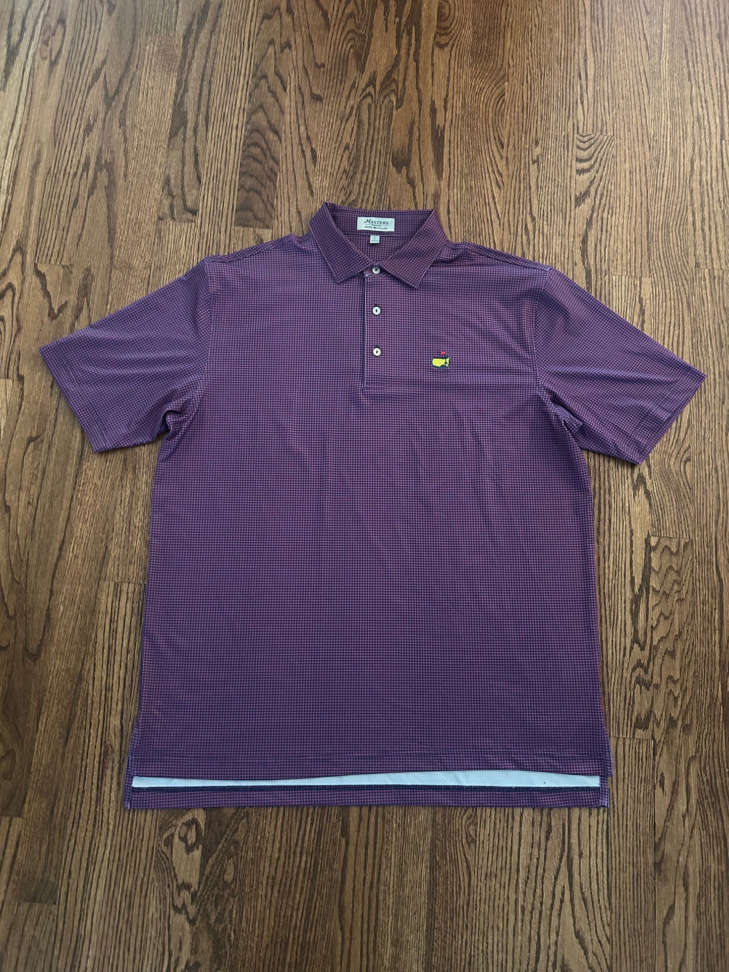 Men’s Large Masters Peter Millar Purple Polo