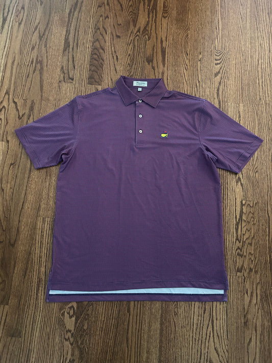 Men’s Large Masters Peter Millar Purple Polo
