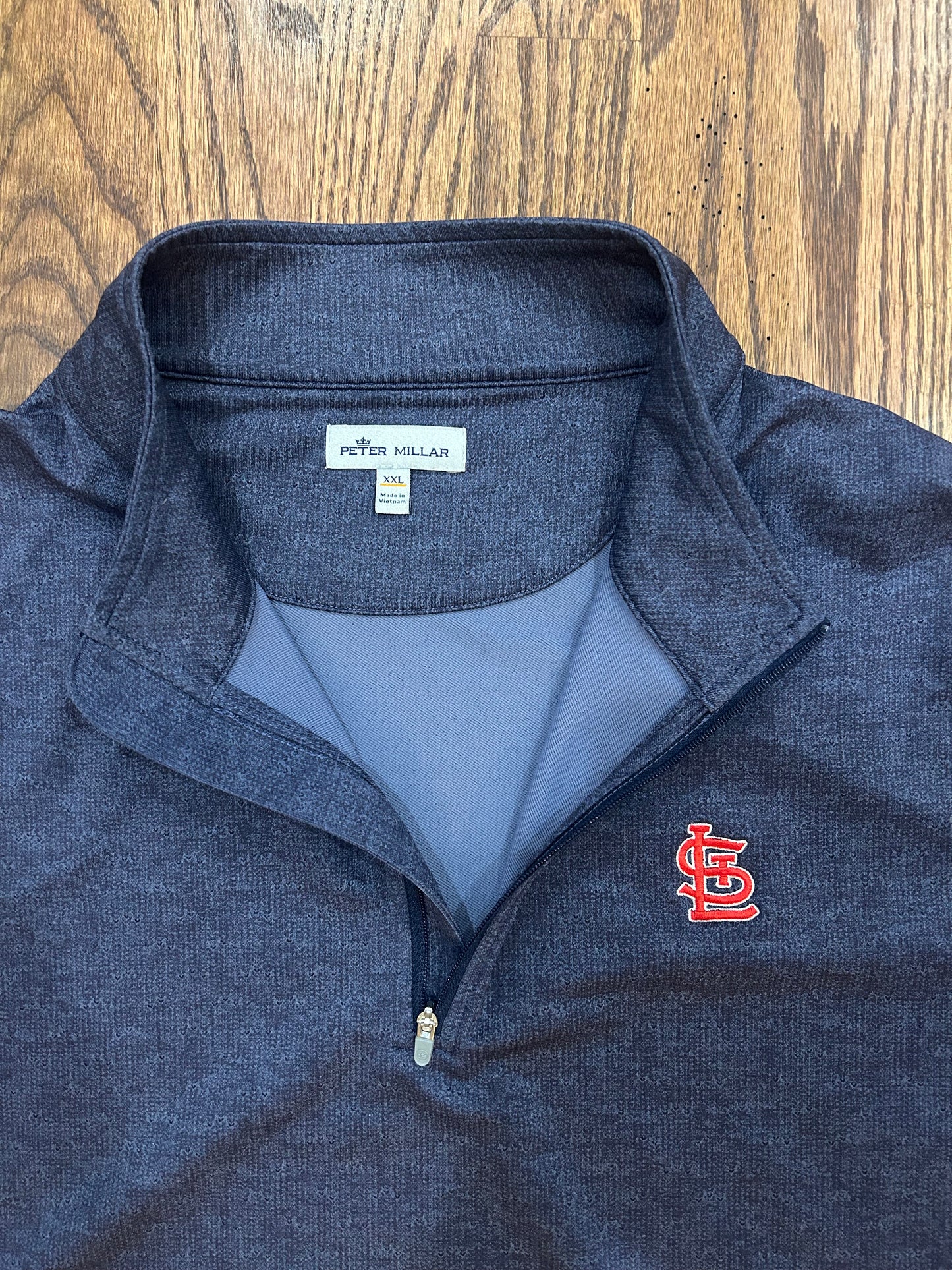 Men’s 2XL Peter Millar St Louis Cardinals Quarter Zip