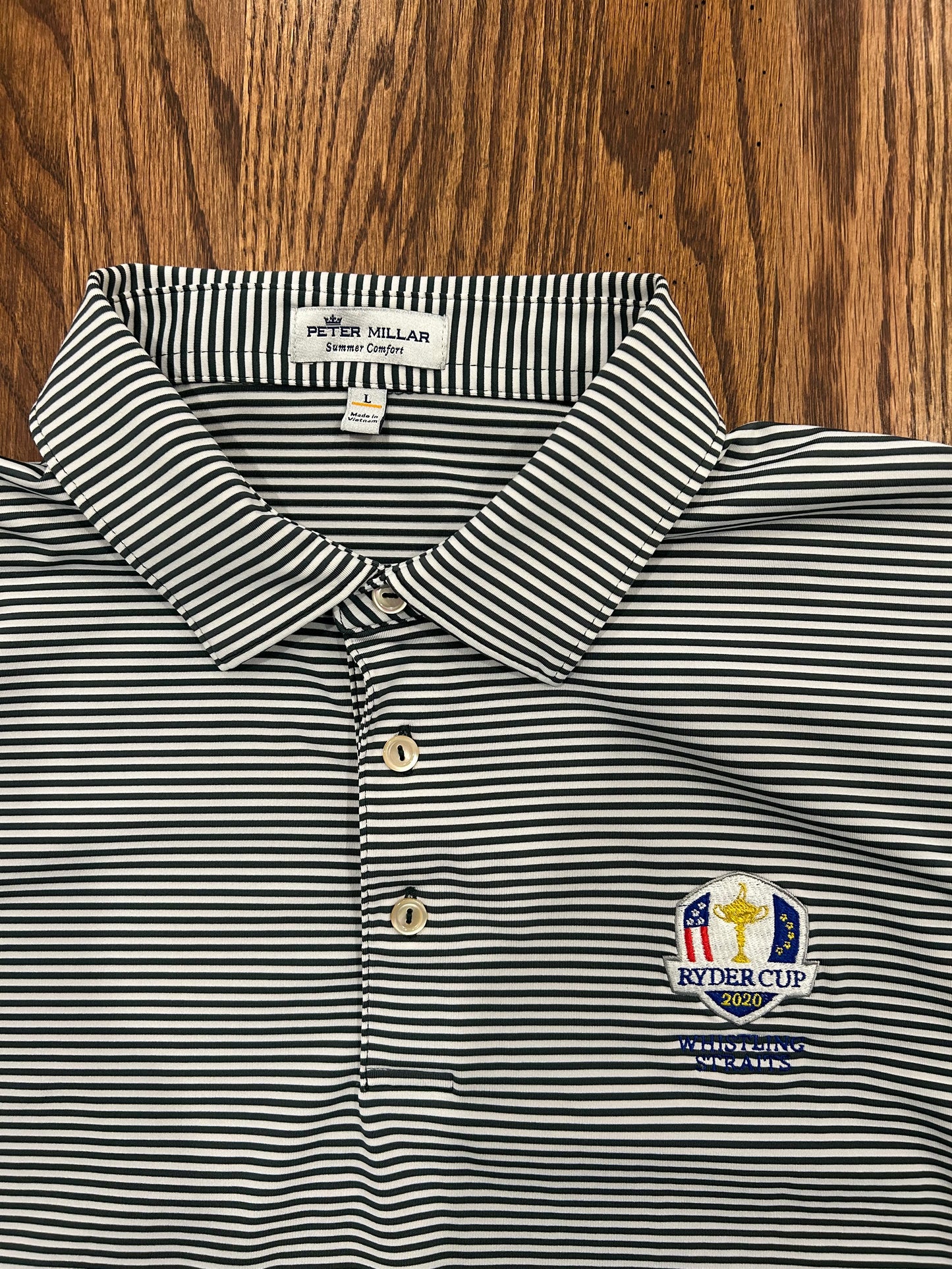 Men’s Large Peter Millar Ryder Cup Polo Whistling Straits 2020