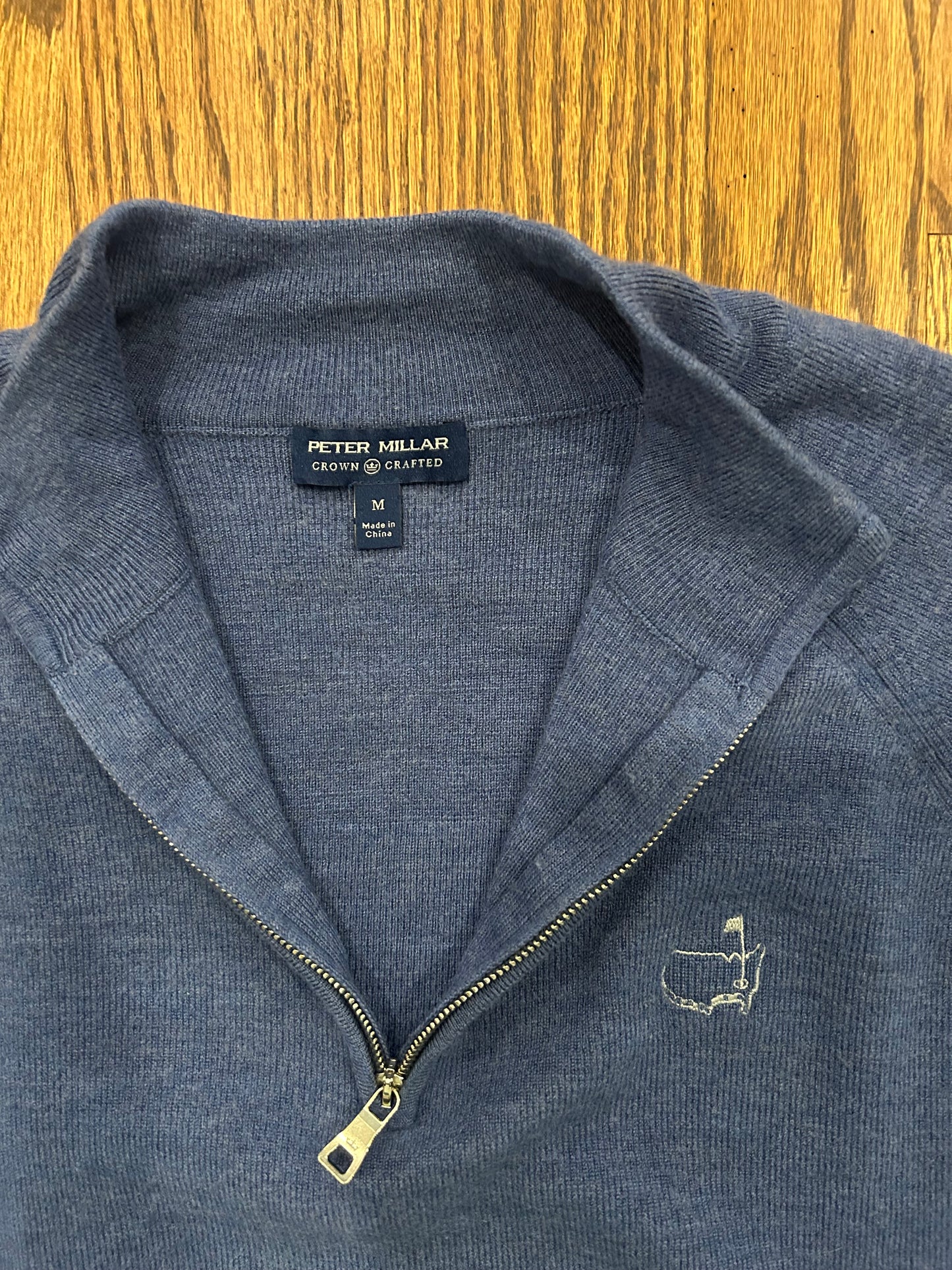Women’s Medium Masters Peter Millar Quarter Zip Sweater