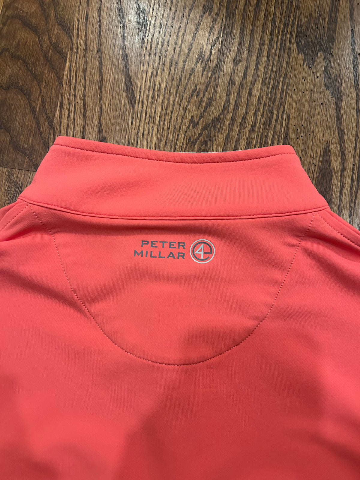 Men’s Medium Peter Millar Pebble Beach Golf Links Coral Quarter Zip