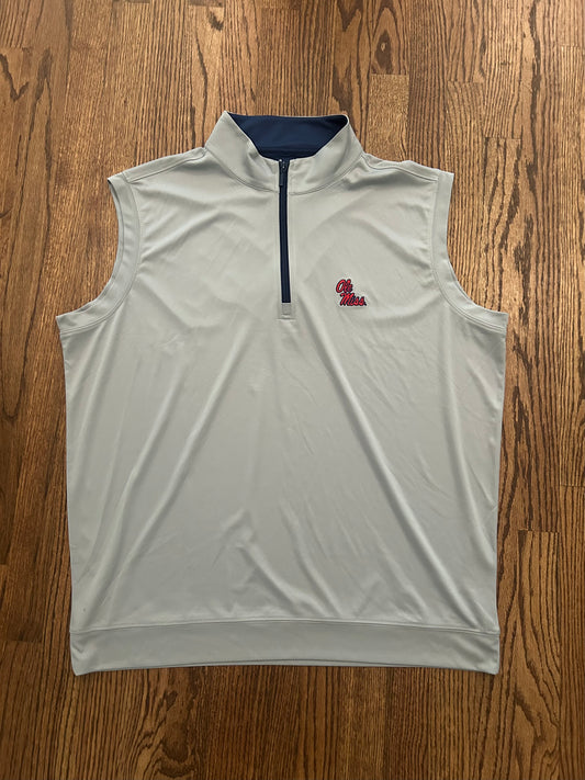 Men’s XL Horn Legend Ole Miss Rebels Quarter Zip Vest Mississippi