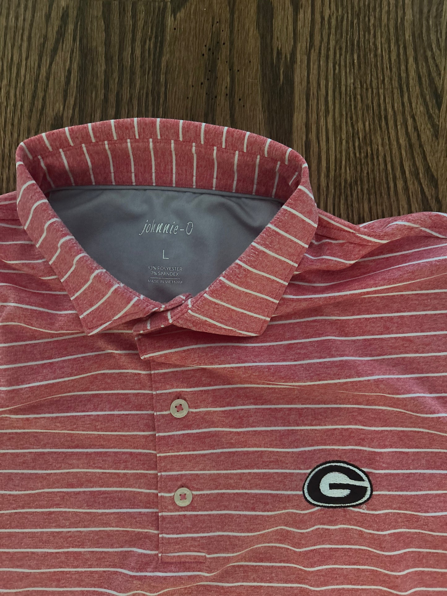Men’s Large Johnnie O Georgia Bulldogs Polo
