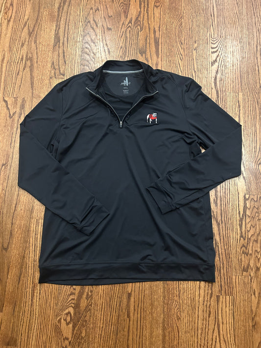 Men’s 2XL Johnnie O UGA Georgia Bulldogs Performance Quarter Zip