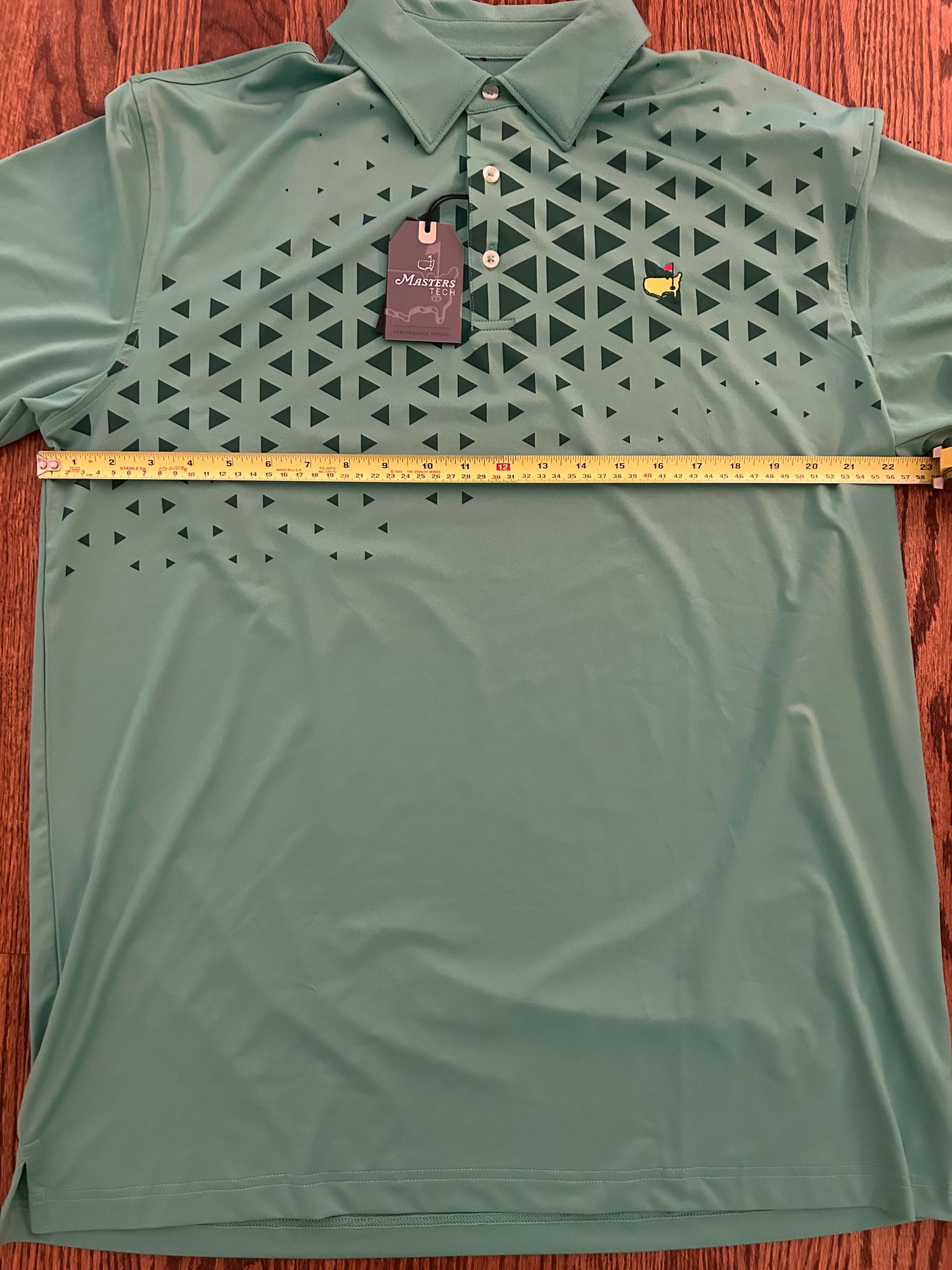 Men’s Large Green Masters Tech Polo