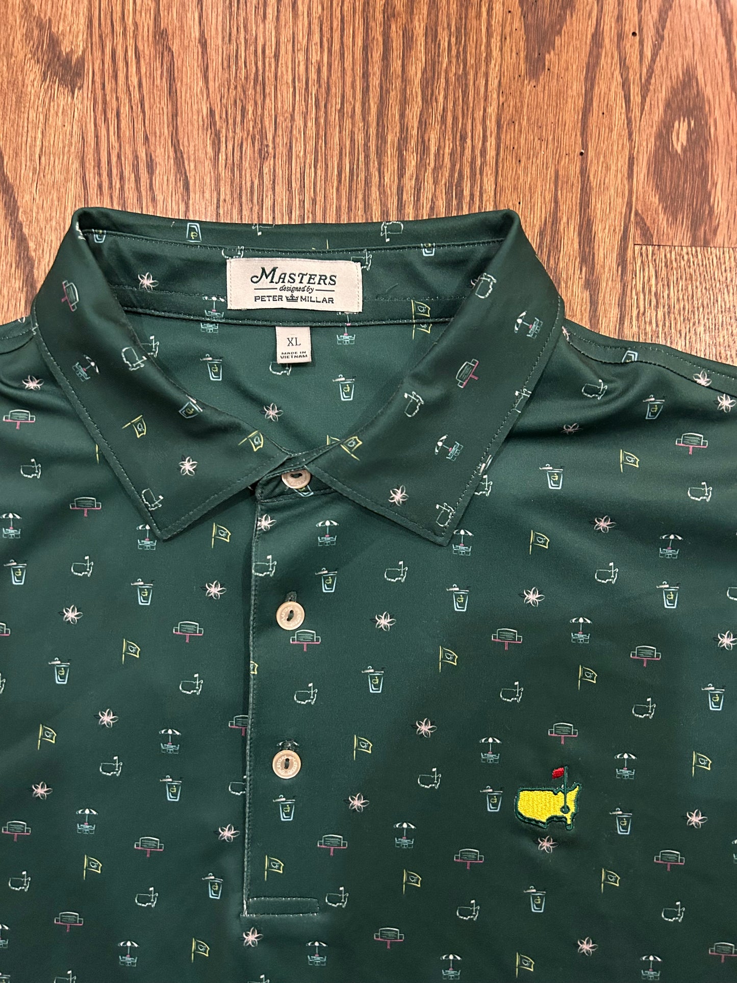 Men’s XL Masters Peter Millar Graphic Polo