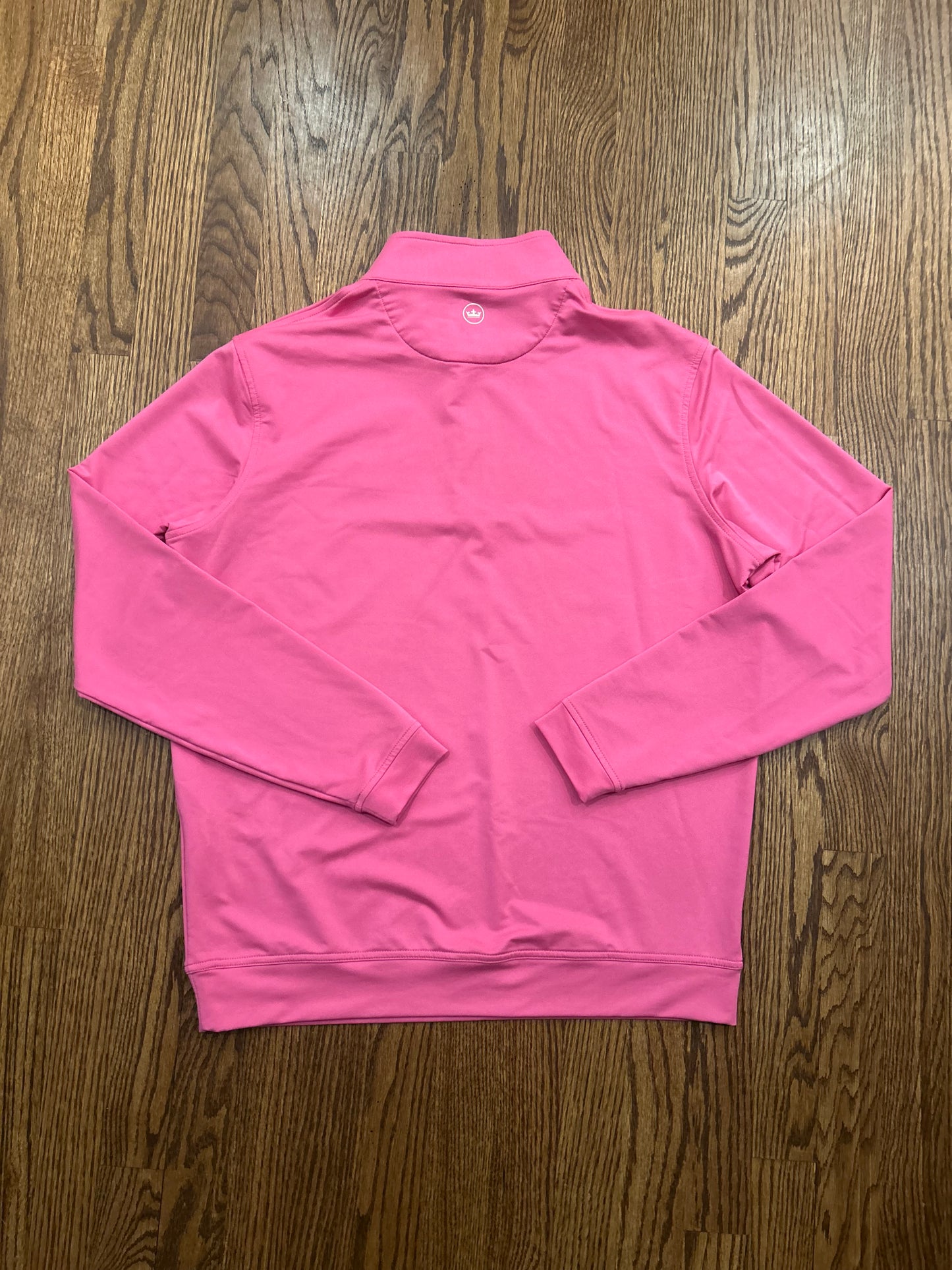 Men’s Medium Masters Peter Millar Pink Quarter Zip Golf