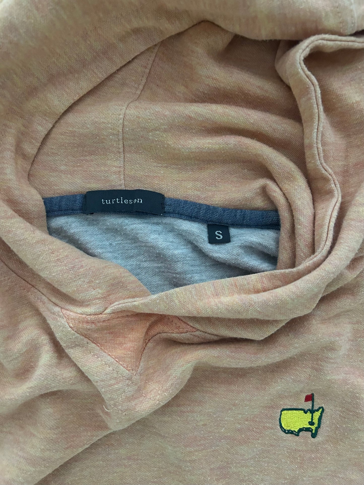 Men’s Small Masters Orange Turtleson Golf Hoodie