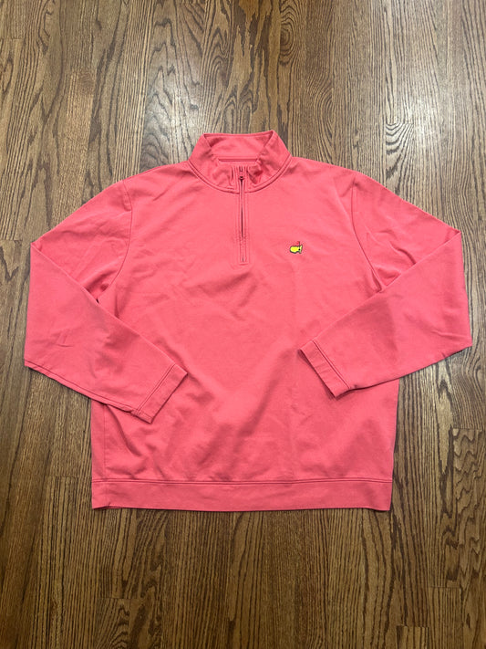 Men’s XL Masters Tech Coral Quarter Zip