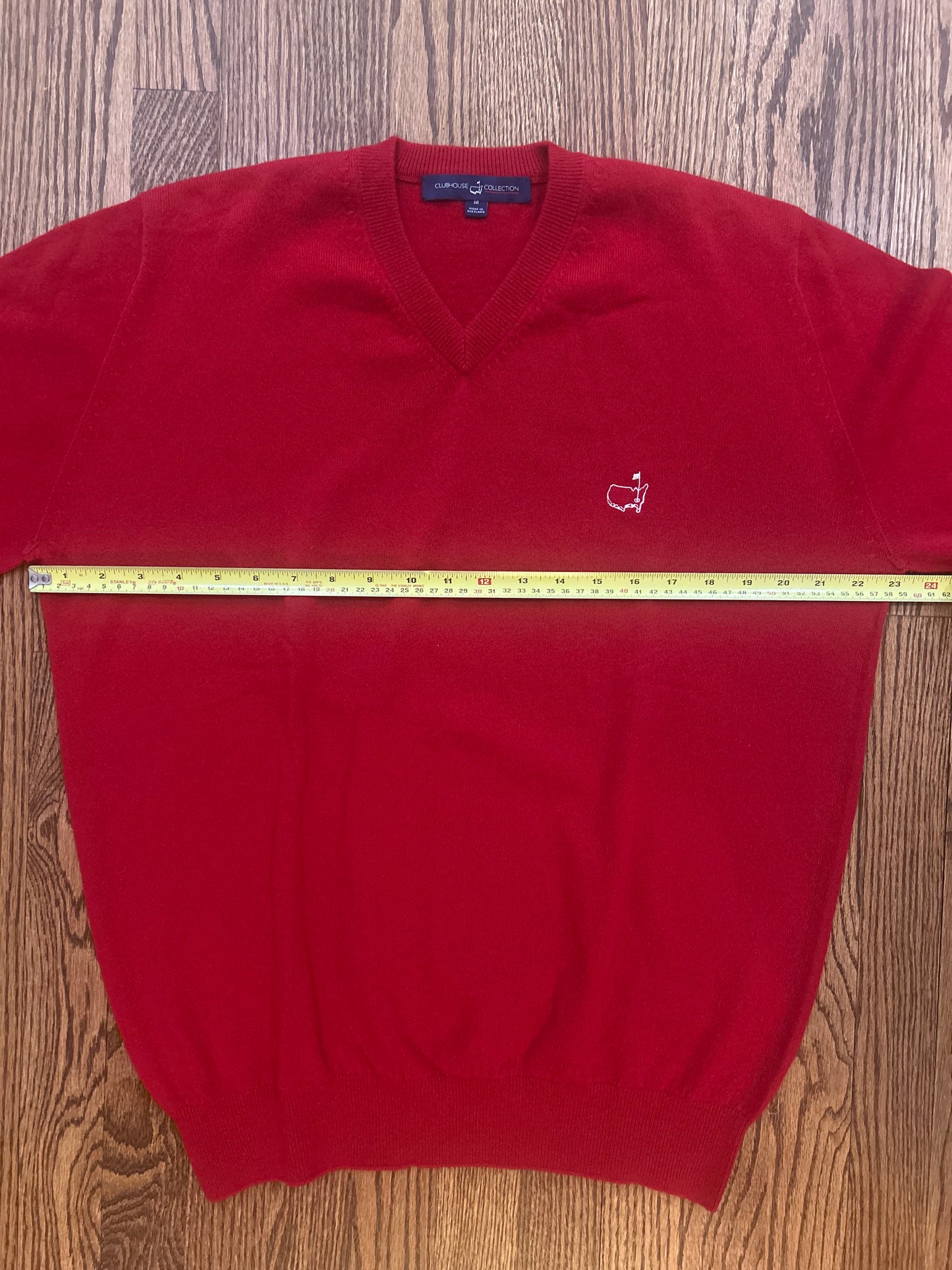 Men’s Medium Masters Clubhouse Collection Cashmere Sweater