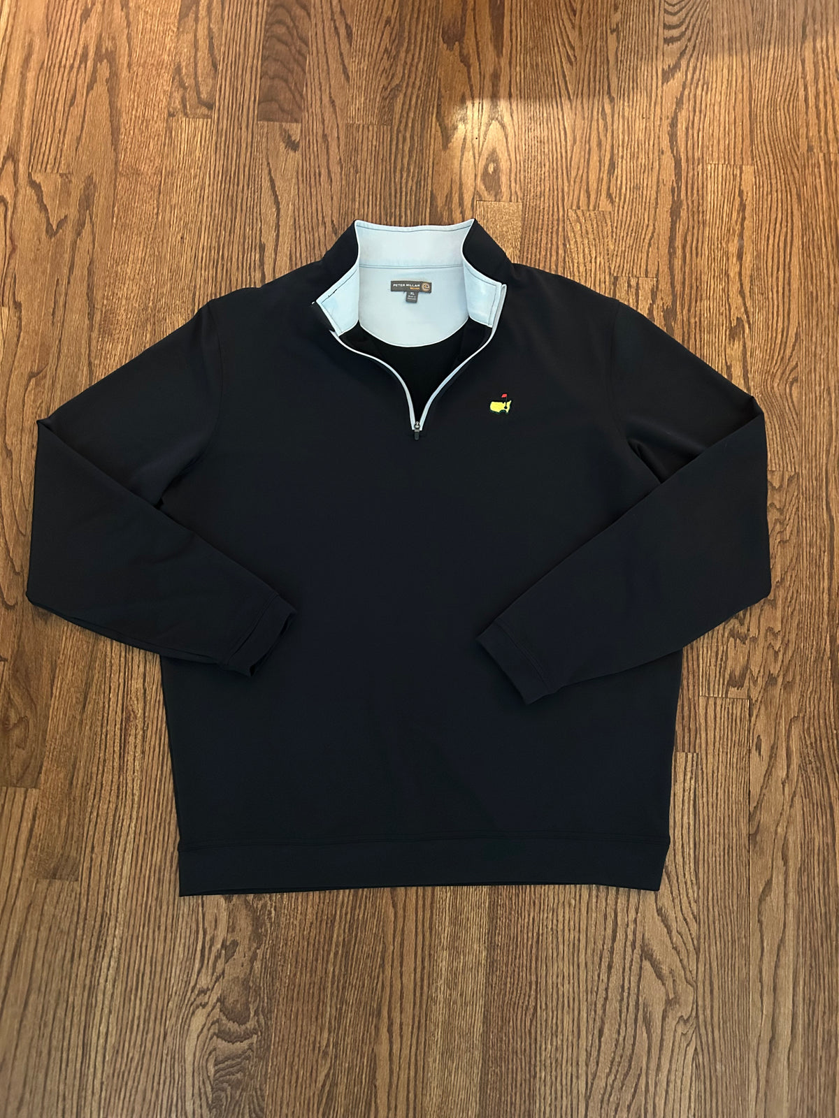 Peter Millar Masters Augusta National Golf Club Quarter Zip Pullover XL Black