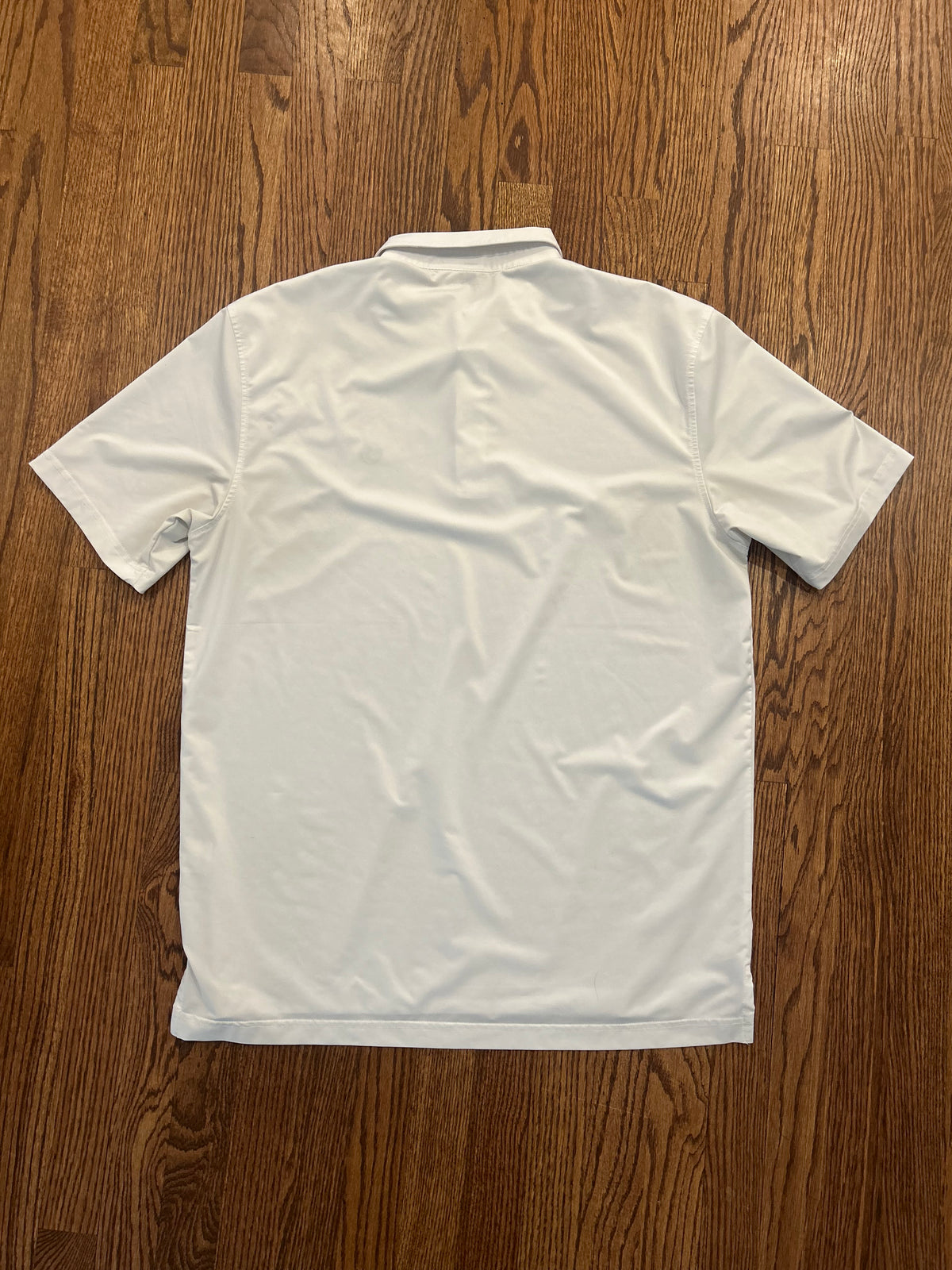 Men’s Large ANGC Augusta National Golf Club White Performance Polo